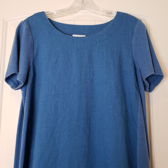 J. Jill Purejill Linen Shift Dress Size Medium - Picture 2 of 11